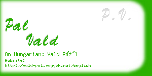 pal vald business card